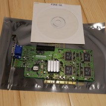 Diamond Fire GL 1000 1K PRO 8 MB AGP Video Card VGA &amp; Driver CD - Tested 06 - $1,296.19 MXN