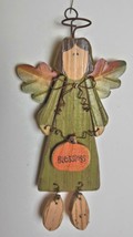 Harvest Angel Wood and Wire &quot;Blessings&quot; 9&quot; Autumn Thanksgiving - £11.90 GBP