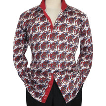 Men Shirt J.Valintin Turkey Egyption Cotton Axxess Style A113-10 Christm... - £46.38 GBP