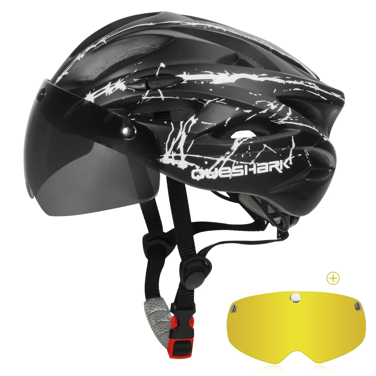 QUE Men Women Ultralight Cycling Helmet MTB Road Bike Bicycle Motorcycle Riding  - £103.20 GBP