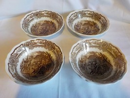 4 Nice Vintage JG Meakin Americana Cereal Soup Bowls 6 1/2&quot; diameter - £14.11 GBP