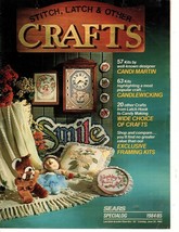 Sears Stitch, Latch and Other Crafts Specialog Vintage 1984 to 1985 Catalog - $12.07