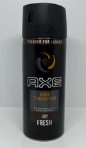 AXE DARK TEMPTATION 48H FRESH for Men Body Spray Deodorant 150ML - $11.87