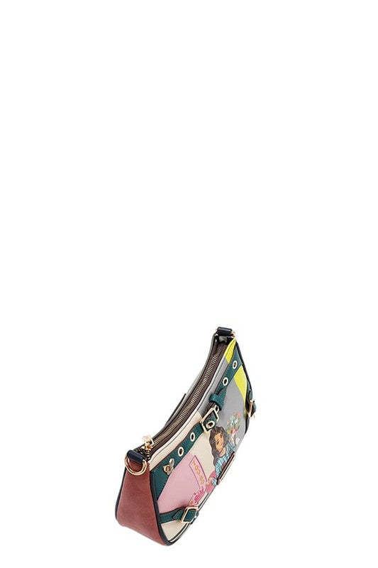 Nicole Lee USA Crescent Shaped Crossbody Bag Item image 4