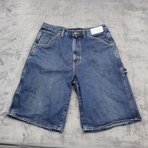 Nautica Shorts Mens 33 Blue Denim High Rise Outdoor Casual Bermuda Bottom Jeans - £17.84 GBP