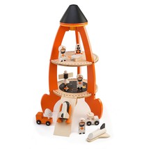 Cosmic Rocket Set - Wooden Rocket Play Set - £124.94 GBP