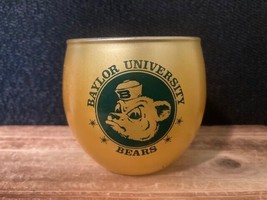 Vintage Baylor University Bears Collectible Candle Holder Classic Logo - $13.56