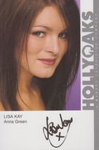 Lisa Kay Hollyoaks Vintage Official Double Sided Pictures Rare Cast Card Photo - £6.26 GBP