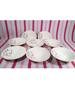 Mid Century Edwin Knowles China Co 8pc Wild Oats Pattern Berry or Desser... - £29.81 GBP