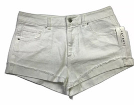 Kendall And Kylie Pacsun Shorts White Denim size 27 Cuffed - £14.22 GBP