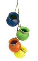 2 sets -Fiesta Dangling Pots ( 4 pots to a set ) - £32.97 GBP
