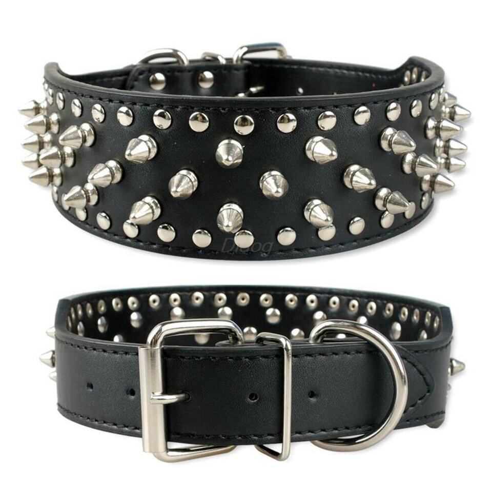 Rivet Studded Large Dog Collar - $22.00