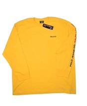 Vintage Polo Jeans Company Long Sleeve T Shirt Mens 2XL Yellow Crewneck ... - £26.53 GBP