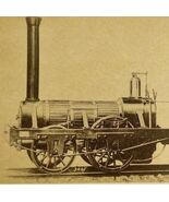 1961 Old Ironsides Reading Locomotive Train Railroad Print Card Antique ... - $48.79 CAD