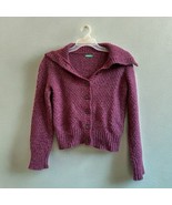 United Colors Of Benetton Women&#39;s Wool Nylon Cardigan  Sweater Oversized... - £23.36 GBP
