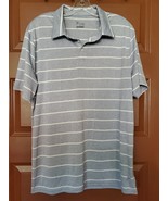 Old Navy Active Mens Polo Shirt light Grey Short Sleeve Core Size L - £9.34 GBP