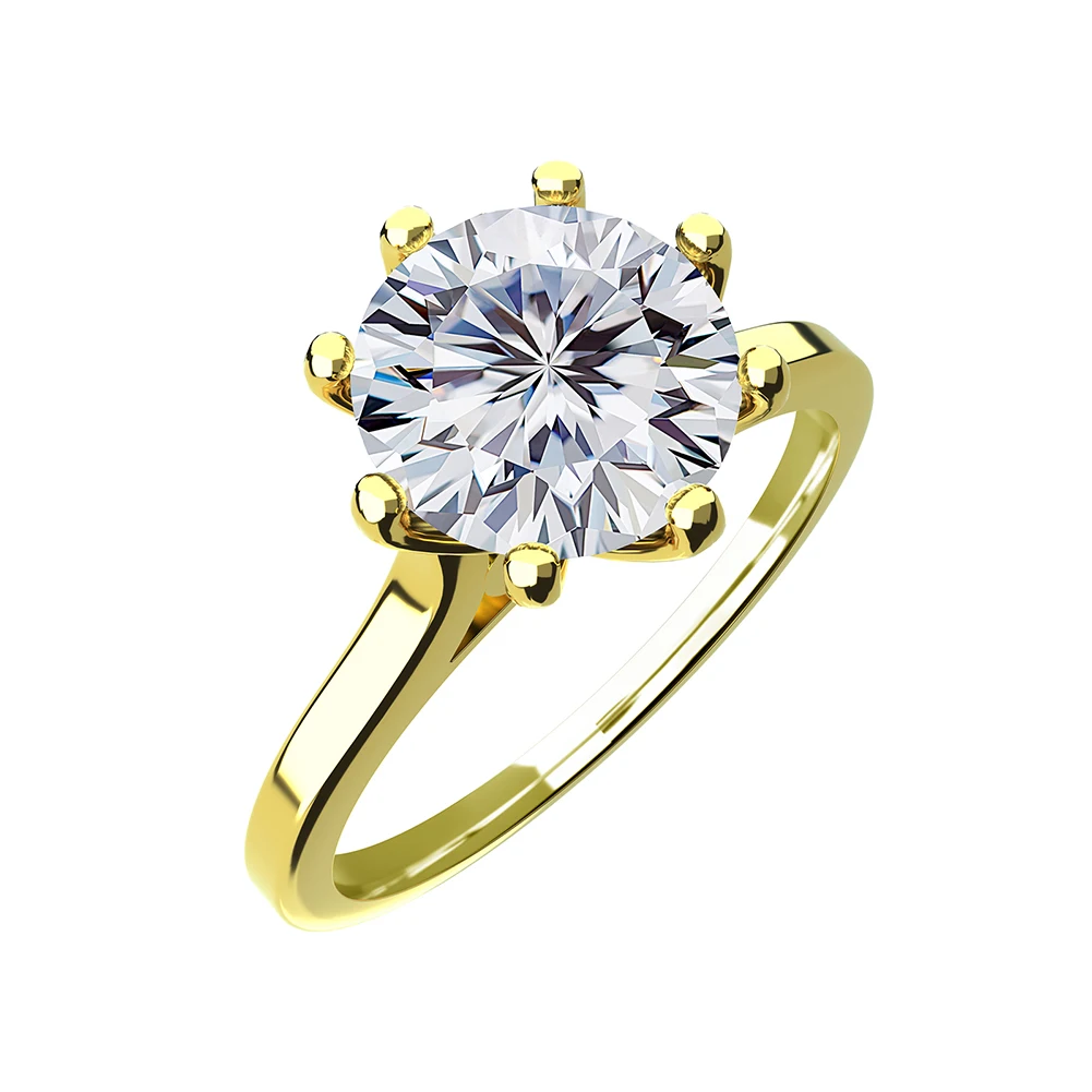 New Classic Fashion Moissanite Rings VVS1 100% 925 Sterling Silver Ring Couple R - £61.19 GBP