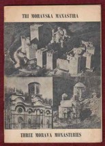 Three Morava Monasteries Tourism Serbia Booklet Illustrated 1966 - £81.99 GBP