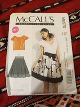 McCall&#39;s Pattern M6570 Misses Shirt &amp; Skirt Sz 4-12 UNCUT - £4.38 GBP