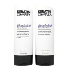 Keratin Complex Blondeshell Debrass Shampoo &amp; Conditioner 13.5 oz - NEW ... - £20.41 GBP