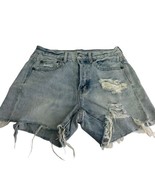 American Eagle AEO 90&#39;s Boyfriend Distressed Cut off Jean Shorts Size 00 - $14.84