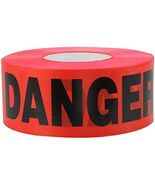 Barricade Tape-Danger 1000&#39;x3&quot;x1.5Mil Red - $31.78 CAD