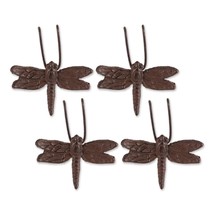 Dragonfly Cast Iron Pot Hanger Set of 4 - £18.53 GBP