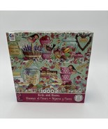 Birds &amp; Blooms themed Ceaco Jigsaw Puzzle, 1000pc Puzzle, Ages 12+ #3174-1 - £11.15 GBP