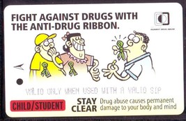 Stay Clear~ Say No To Drugs  S&#39;pore TransitLink Train/Bus Card - £21.52 GBP