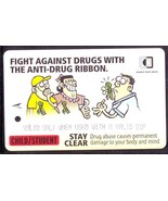 Stay Clear~ Say No To Drugs  S&#39;pore TransitLink Train/Bus Card - $28.00