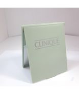 CLINIQUE Travel Compact Makeup Mirror green Flip to stand Up purse size ... - $23.00