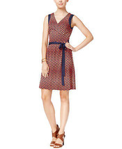 NWT-TOMMY HILFIGER ~Size SMALL~ Geometric Sleeveless Women&#39;s Wrap Dress ... - £15.84 GBP