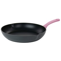 Oster Rigby 9.5 Inch Aluminum Nonstick Frying Pan in Pink with Pouring Spouts - $54.49