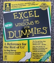Excel for Windows 95 For Dummies Paperback By Greg Harvey Reference Book - £2.77 GBP