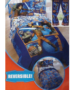 STAR WARS REBELS ANIMATED BLUE TWIN COMFORTER SHEETS DRAPES 5PC BEDDING ... - $165.97 CAD