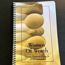 Women of Worth Grace Baptist Church of Brunswick Recipes Spiral Cookbook - £13.99 GBP