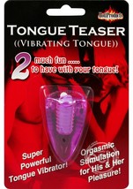 Tongue Teaser Silicone Oral Vibrator Purple - $13.36