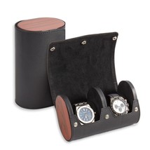 Bey Berk Radford Two Watch Case in Black Leather - £85.97 GBP