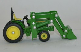 ERTL John Deere 6400 Tractor and Loader Diecast 1/64 Scale, Used - £10.20 GBP