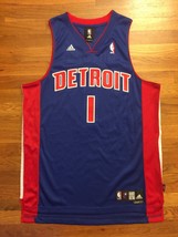 Adidas Detroit Pistons Chauncey Billups Road Blue Swingman Jersey L +2 - £118.50 GBP