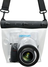 Zonman Dslr Camera Univeral Waterproof Underwater Housing Case Pouch Bag For - £40.89 GBP