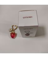 QTXORY Strawberry Key chain, Aesthetic Heart Strawberry Daisy Flower Key... - $1.99