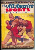 All-America Sports #1 12/1933-1st issue-Football game cover-Joe Louis bio-Bas... - $196.91