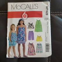McCall&#39;s Sewing Pattern MP428 Size 7 - 14 Children&#39;s Outfits Item Number 55572 - £7.58 GBP
