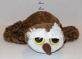 Vintage Brown Owl Hand Puppet Plush Rare HTF - $14.36