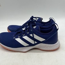 Adidas Womens Courtflash GZ0707 Blue Running Shoes Sneakers Size 11 - £23.74 GBP