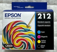 Epson 212 Black Cyan Magenta Yellow Ink Cartridge Set T212120-BCS Exp 2027+ - £35.37 GBP