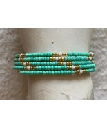 pulseira ajustável, bracelet réglable, pulsera, com missangas - £9.43 GBP