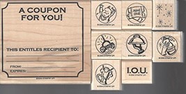 Stampin&#39; Up! Create A Coupon Set of 9 Retired 2006 - $24.99