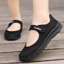New Women Flats Spring Summer Mesh Flat Shoes Women Soft Breathable Sneakers Cha - £22.75 GBP